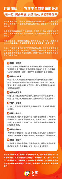 加油中小企业!淘宝菜鸟飞猪出台细则措施扶助商家